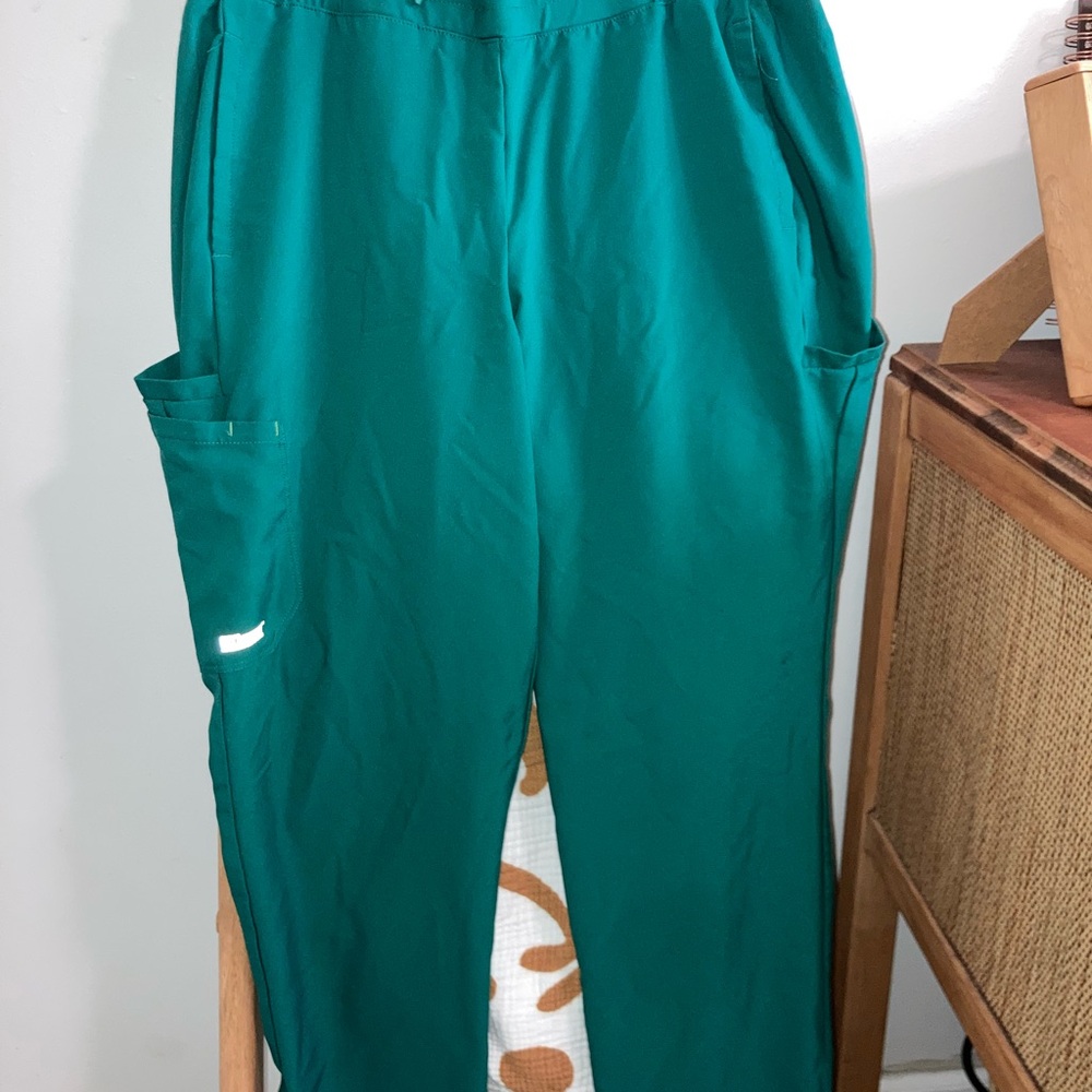 Grey's Anatomy Green Straight Leg Scrub Pants